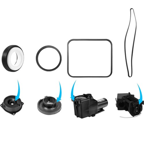 1 x Kit Ricambio Guarnizione Super Pompa per Hayward SP2600 SP1600 Super Pump - Foto 9 di 10