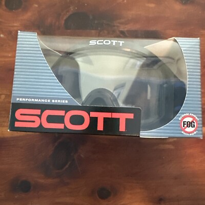SCOTT GT 700 Adult Snow Goggles Black Performance Series No Fog UV Protection