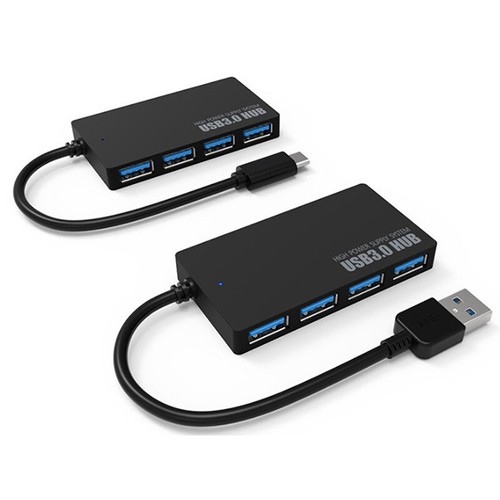 USB Hub USB 3.0 4 Port Type C HUB High Speed Data cable Convertor Adapter - Afbeelding 9 van 14