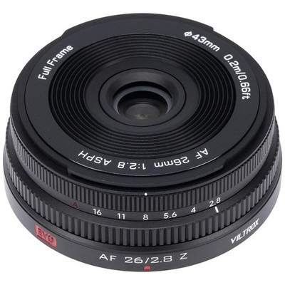 Viltrox 26mm F2.8 EVO Full Frame Auto Focus Prime Lens for Nikon Z Mount Cameras