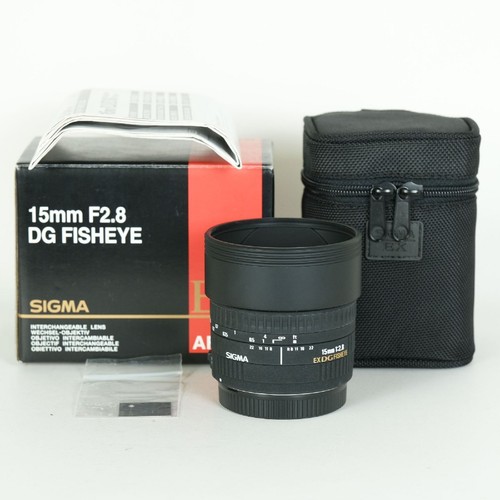 Excellent Condition SIGMA 15mm F2.8EX DG DIAGONAL FISHEYE (for Canon EF) Canon E