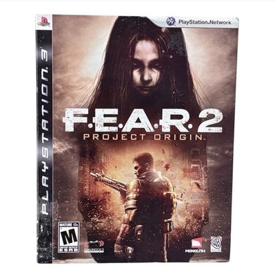 Fear 2 Project Origin PS3 Game PlayStation 3 CIB W/ Slipcover Retro Sony F.e.a.r