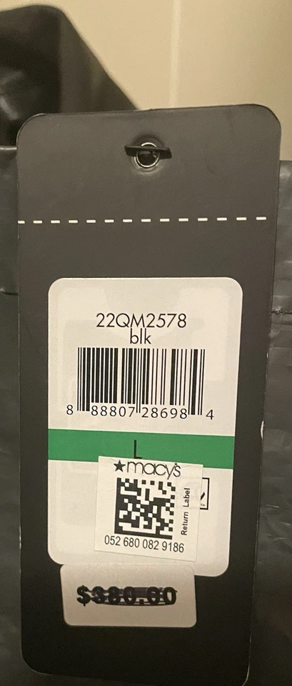 Guess Womens Black Leather Long Sleeve Full-Zip Motorcycle Jacket Size L - Image 3 of 4