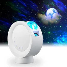 LED Sky Projector Light, Galaxy Lighting, Nebula Star Night Lamp w/Base & Remote