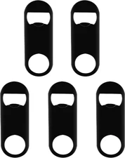 5Pcs Flat Stainless Steel Beer bottle Openers Bottle Opener Heavy Duty Bar Bl...