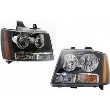For 2007-2014 Chevy Tahoe Headlight Driver Passenger Side Pair