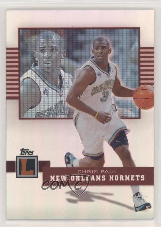 2007-08 Topps Letterman Refractor 25/99 Chris Paul #29 e1e