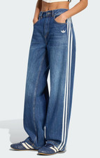 adidas Originals Dad Jeans Women's Casual Pants Lifestyle Indigo Denim KW2094