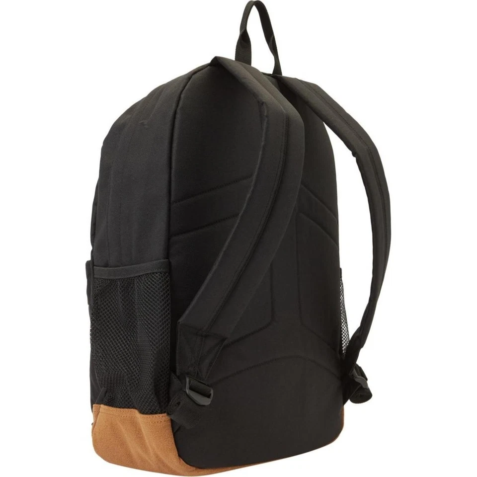 Bolso Mochila DC Shoes Para Hombres Backsider Core 20L Correa Ajustable - Negro Foto 3 de 4