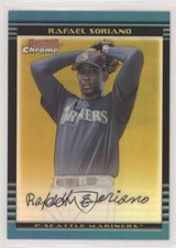 2002 Bowman Chrome Gold Refractor 48/50 Rafael Soriano #290 3c7