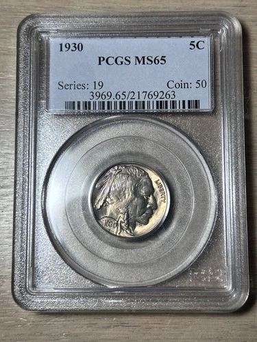 1930 Indian Head Buffalo Nickel PCGS MS 65 Uncirculated