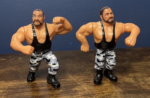 WWF The Bushwackers Action Figures 1991 Hasbro Tit...