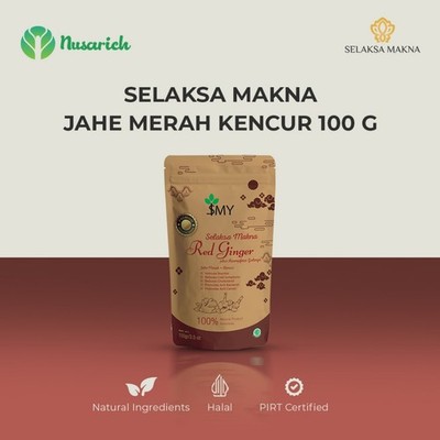 Red Ginger & Kencur Powder 100g Drink Mix | Natural Indonesian Spice