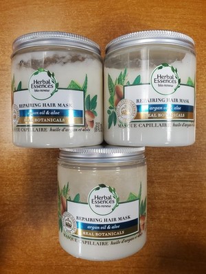 3 Pack: Herbal Essences Argan Oil & Aloe Repairing Hair Mask 8 oz. ea. E3C