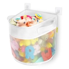 Bath Toy Storage, 4.15 Gallons Bath Toy Holder Wall-Mounted Large-4.15 gallons
