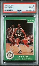 1984 Star #5 M.L. Carr PSA 6 EX-MT Boston Celtics