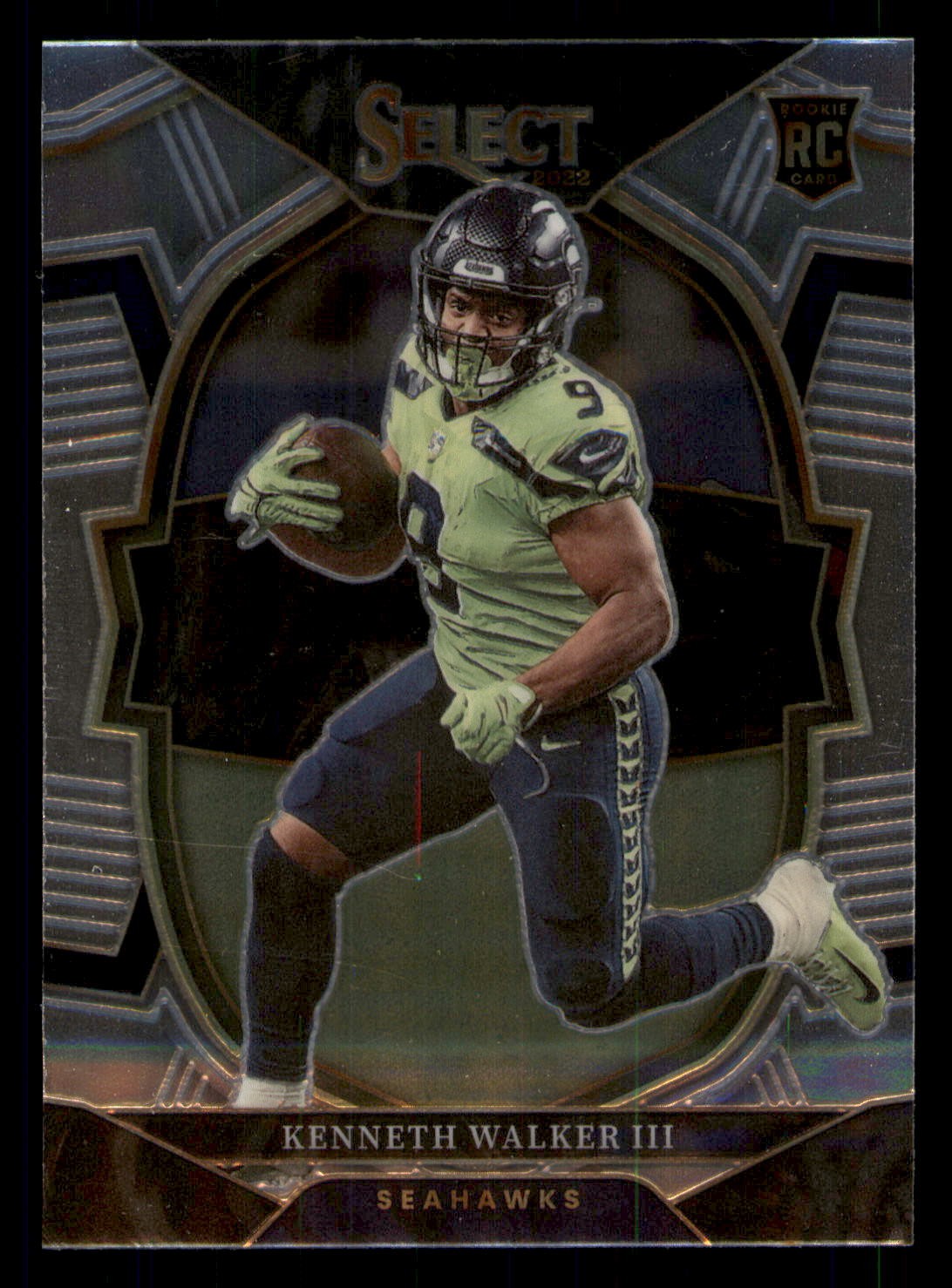 Kenneth Walker III 2022 Panini Select #2 RC Seattle Seahawks