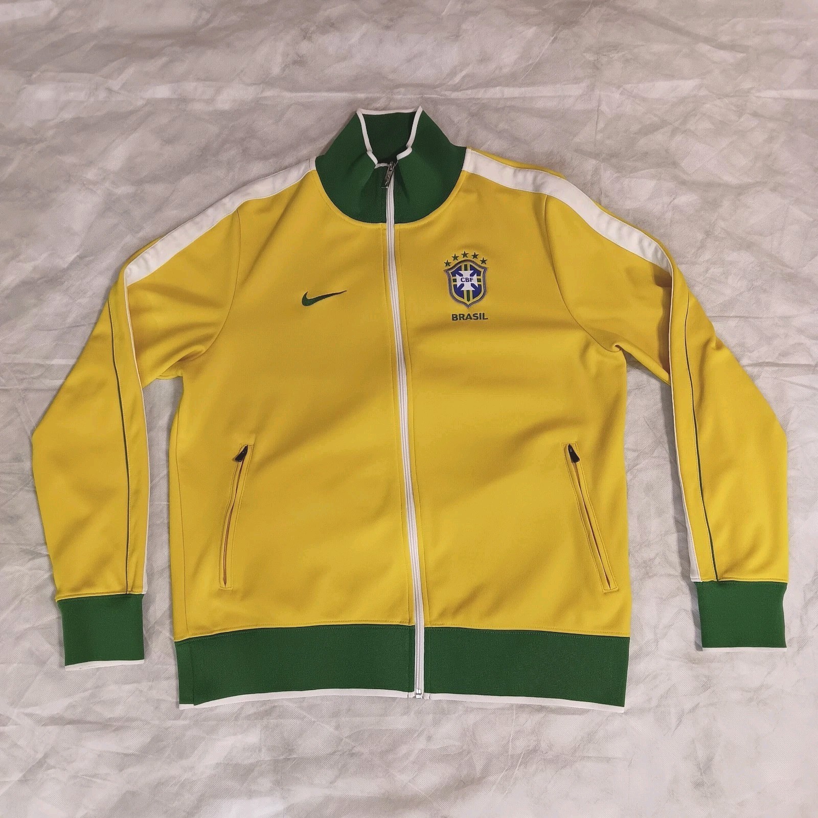 SACAI X NIKE Giacca Nike Brasile 2010 N98 Full Zip Calcio Calcio Uomo Taglia L