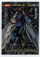 2026 Topps Chrome Marvel Comics Spider Web Refractor 144/399 Shuri #154 09qo