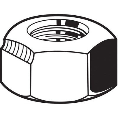 GRAINGER APPROVED M12910.160.0001 Locknut,M16-2.00,Znc,Stl,24x16mm,25PK 26LK28