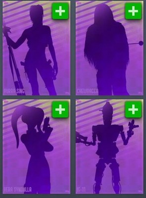 [DIGITAL] Topps Star Wars - Classic Silhouettes 25 W2 - Purple Refractor - Pick