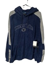 NCAA Football NWT Penn State Pullover Blue Fleece Hoodie Size XL