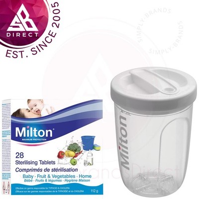 Milton Utensilien Solo Reise Sterilisator Flasche / Eimer & Sterilisieren 28