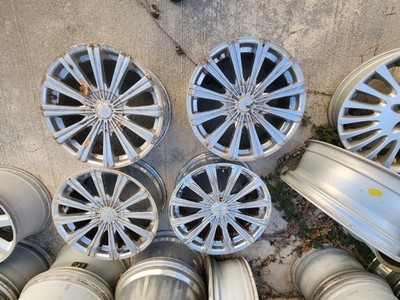 JAGUAR S-TYPE X-TYPE XJ8 XK8 XJR VANDEN PLAS 4PC 18'' BORGHINI CHROME WHEELS RIMS