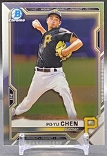 2021 Bowman Draft #BDC-151 Po-Yu Chen Pittsburgh Pirates Chrome Refractor