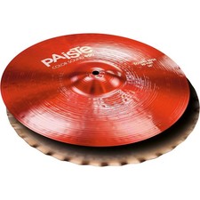 Paiste Color Sound 900 Sound Edge Hi-Hat Cymbals, 14", Red