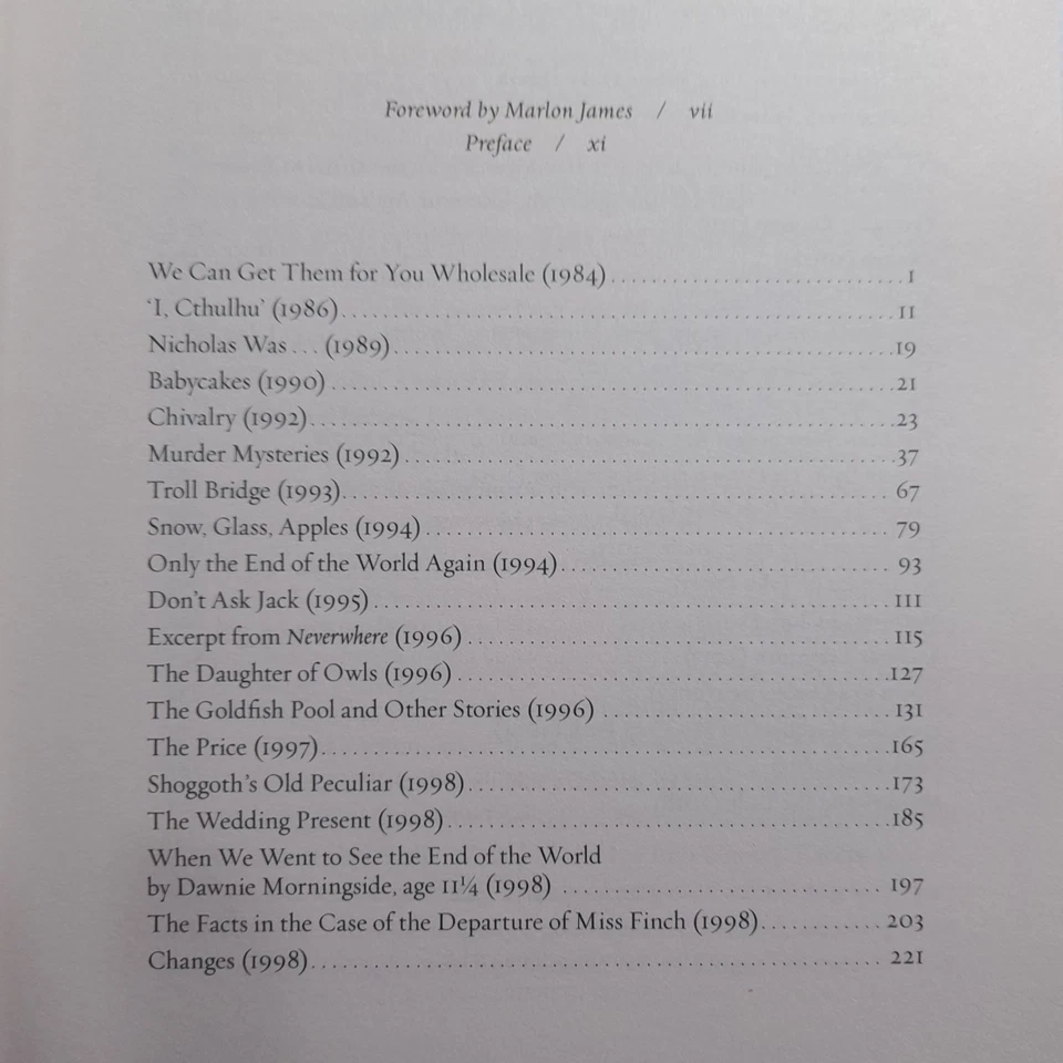 The Neil Gaiman Reader Selected Fiction Hardcover with DJ - image 4 of 4