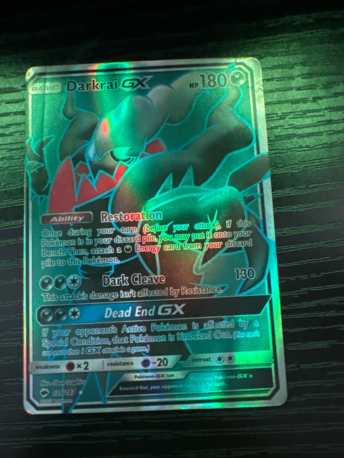 darkrai Gx