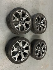 VAUXHALL ASTRA VXR 18" ALLOY WHEELS FULL SET SNOWFLAKE 5 X 110 MK5 H Z20LEH 2006