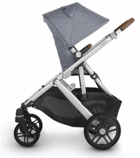 UPPAbaby Cruz V2 Stroller - Gregory (Blue Mélange/Silver/Saddle Leather)