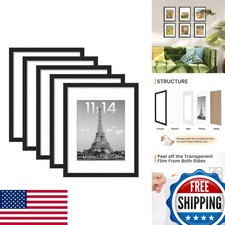 upsimples CH-UP12037 11x14 Picture Frame Set of 5, 8x10 or 11x14 Without Mat
