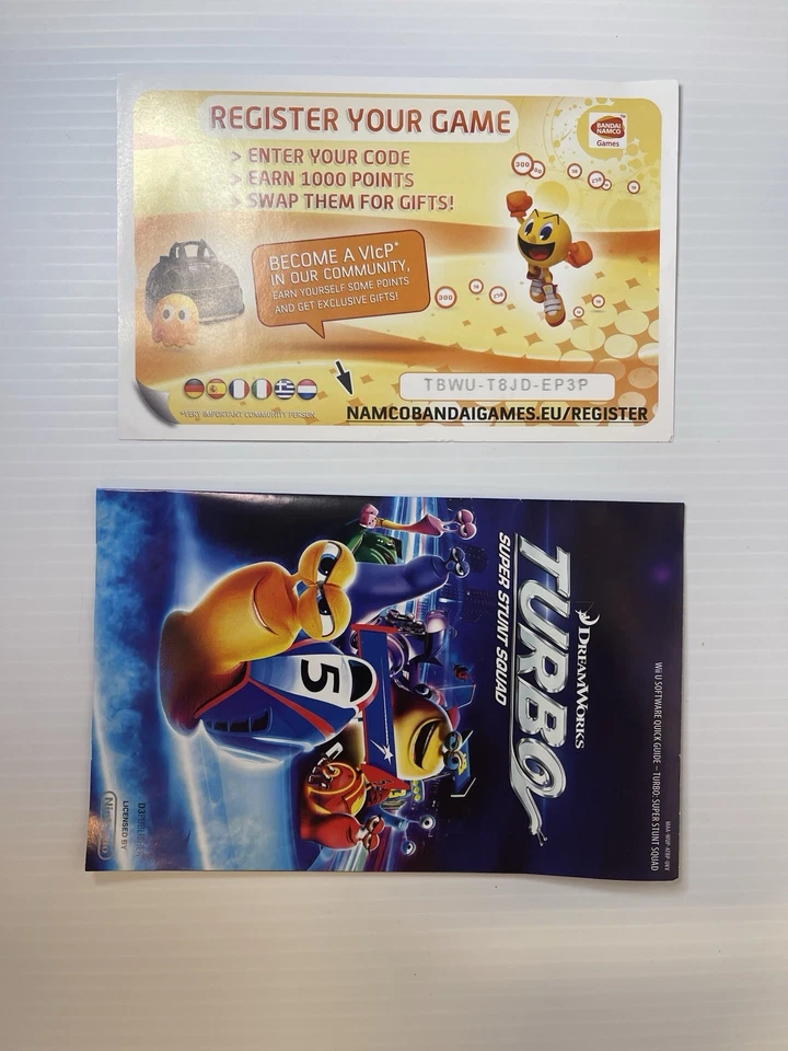 Rare Turbo: Super Stunt Squad Case (Nintendo Wii U, 2013) (MANUAL & CASE ONLY!) - Image 2 of 4