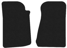 Vorne Fußmatten für Jeep Wrangler JL 3-türig 2018-..., Anthrazit Velour