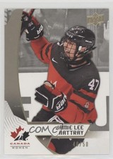 2019 Upper Deck Team Canada Juniors Midnight 46/50 Jamie Lee Rattray #52 av1