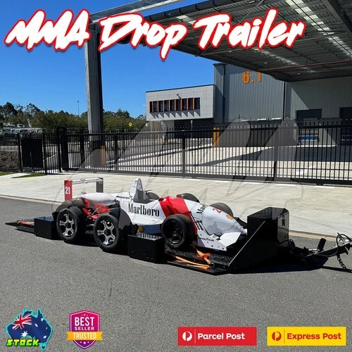RACE CAR TRANSPORT HYDRULIC DROP TRAILER Formula 1 2 3 4 Lamborghini Ferrari GT3