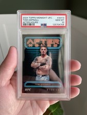 Tom Aspinall After Hours Insert Case Hit SP - 2024 Topps Midnight UFC - PSA 10