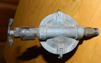 Vintage Durex Fuel Gas Filter Glass Sediment Bowl Patent No. 2157596 2273589