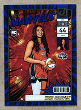 Kiki Iriafen Press Proof Blue 2025 Panini Donruss WNBA Net Marvels #16 (RC)