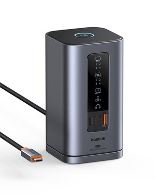 Baseus Docking Station Spacemate-Serie 11-in-1 3 Monitore mit 2*HDMI, 1*DP