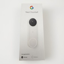 Google Nest Doorbell 2nd Gen G28DR GA02767-US Wired Video Doorbell Snow New Open