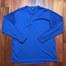 VINTAGE Patagonia Henley Mens Extra Large Blue Capilene Baselayer Made In USA