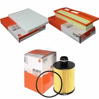 Mahle / Knecht Innenraumfilter LA 306 Luftfilter LX 1920 ÖLfilter OX 559D