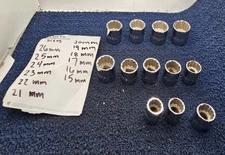 (QTY 12) Proto Drive Socket 12 Point 15mm - 26mm