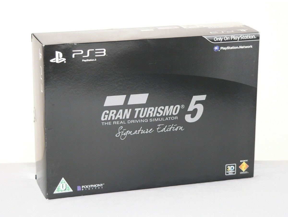 Gran Turismo 5 Signature Edition Sport PS3 Signed by Kazunori