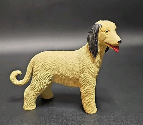 Vintage Funrise International Champion Dog Collection Afghan Hound Figure 1988