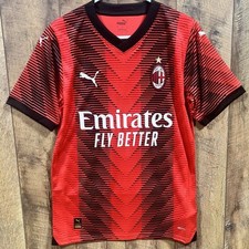 Puma AC MILAN Home Stadium Jersey 23/24 Red Black 770383 01 Men's Size Small S